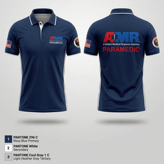 Short Sleeve Performance Polo, AMR  Central Arizona Operations, EMS/EMT, Teamtime, Team time, sublimation, custom sports apparel, team uniforms, spirit wear, spiritwear, sports uniforms, custom shirts, team store, custom team store, fundraiser sports, apparel fundraiser