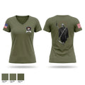 Combat Logistics Battalion 31 Women's Short Sleeve V-neck Shirt - 1