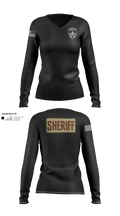 Sheriff Emergency Response Team 5060810 Women's Long Sleeve V-neck Shirt - 21