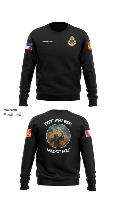 HHB, 31st ADA BDE 93964777 Crew Neck Sweatshirt - 40
