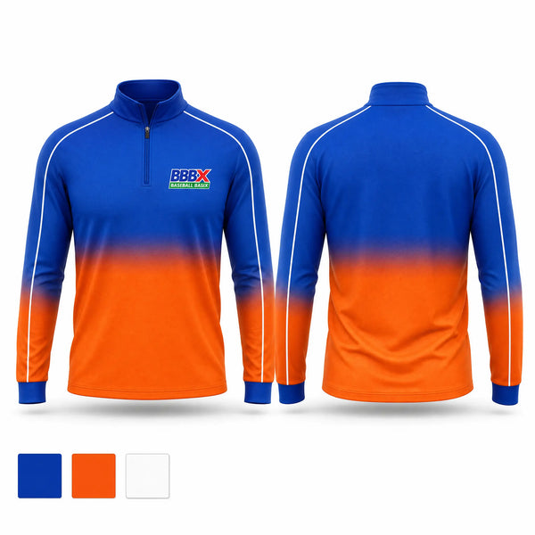 Quarter Zip Jacket, BBBX, Baseball, Teamtime, Team time, sublimation, custom sports apparel, team uniforms, spirit wear, spiritwear, sports uniforms, custom shirts, team store, custom team store, fundraiser sports, apparel fundraiser