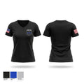 Hoyt Lakes Fire Department 59808648 Women's Short Sleeve V-neck Shirt - 1