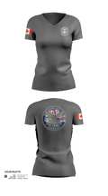 6 Squadron Crew 2 30938253 Women's Short Sleeve V-neck Shirt - 1