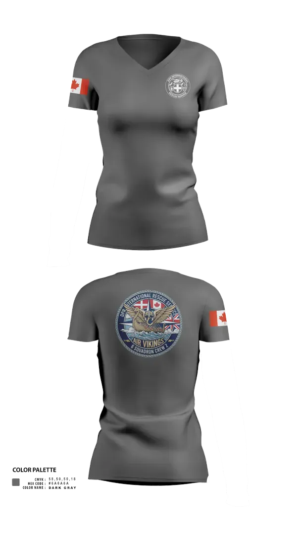Womens Short Sleeve Vneck Shirt, 6 Squadron Crew 2, , Teamtime, Team time, sublimation, custom sports apparel, team uniforms, spirit wear, spiritwear, sports uniforms, custom shirts, team store, custom team store, fundraiser sports, apparel fundraiser