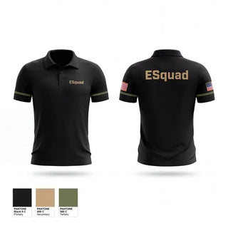 Short Sleeve Performance Polo, E-Squad, Police, Teamtime, Team time, sublimation, custom sports apparel, team uniforms, spirit wear, spiritwear, sports uniforms, custom shirts, team store, custom team store, fundraiser sports, apparel fundraiser