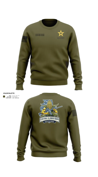Central Illinois Company 28481614 Crew Neck Sweatshirt - 121