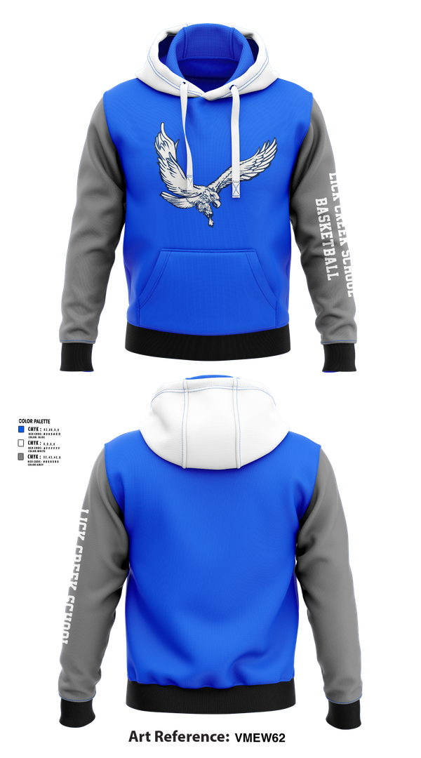 Hoodie, Lick Creek School Basketball, Men's Basketball, Teamtime, Team time, sublimation, custom sports apparel, team uniforms, spirit wear, spiritwear, sports uniforms, custom shirts, team store, custom team store, fundraiser sports, apparel fundraiser