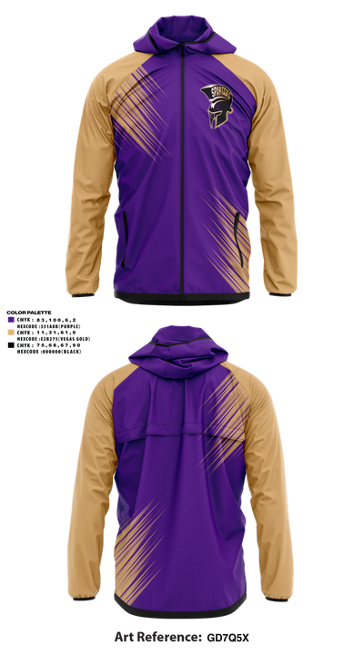 Spartans 74481764 Windbreaker - 1