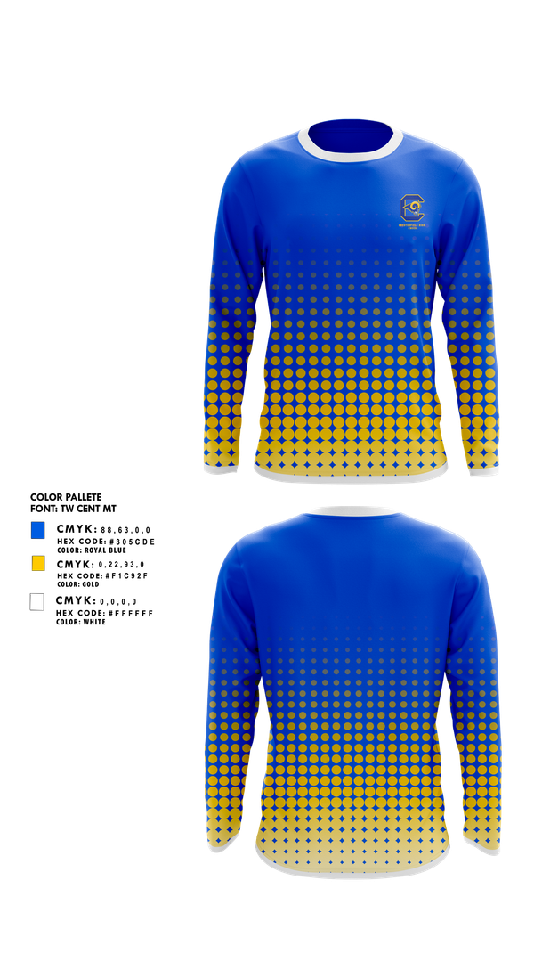 Long Sleeve Performance Shirt, Chesterfield High Cheer, Cheer, Teamtime, Team time, sublimation, custom sports apparel, team uniforms, spirit wear, spiritwear, sports uniforms, custom shirts, team store, custom team store, fundraiser sports, apparel fundraiser