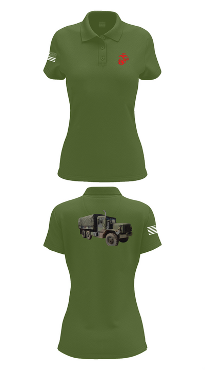 H&S Battalion HQ CO Station Motor T 63932738 Women's Short Sleeve Performance Polo  - 55