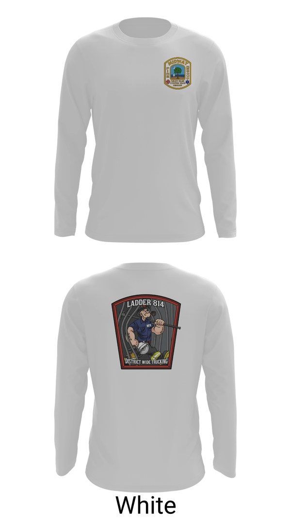 Long Sleeve Performance Shirt, 814 truck, Fire Department, Teamtime, Team time, sublimation, custom sports apparel, team uniforms, spirit wear, spiritwear, sports uniforms, custom shirts, team store, custom team store, fundraiser sports, apparel fundraiser