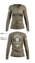 422nd Military Police Company 13862953 Women's Long Sleeve V-neck Shirt - 5