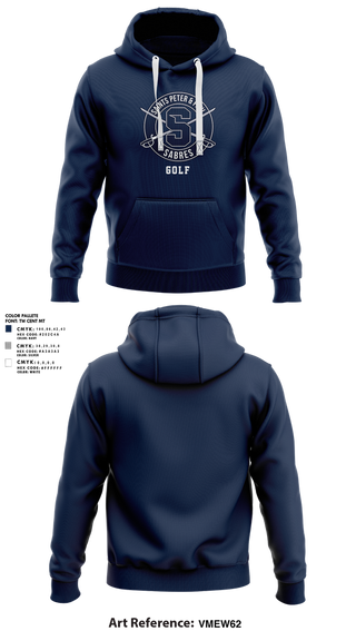 Hoodie, Saints Peter & Paul Sabres Golf, Golf, Teamtime, Team time, sublimation, custom sports apparel, team uniforms, spirit wear, spiritwear, sports uniforms, custom shirts, team store, custom team store, fundraiser sports, apparel fundraiser