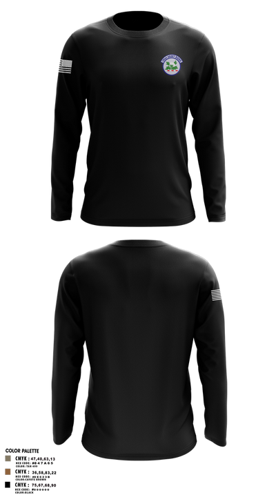 151st Army Band 82490889 Long Sleeve Performance Shirt 3