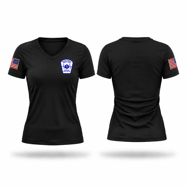 Silver Spring Women's Short Sleeve V-neck Shirt - 1