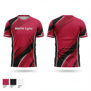 Short Sleeve Performance Shirt, Maine Lynx, Baseball, Teamtime, Team time, sublimation, custom sports apparel, team uniforms, spirit wear, spiritwear, sports uniforms, custom shirts, team store, custom team store, fundraiser sports, apparel fundraiser