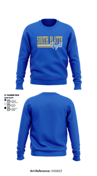 Crew Neck Sweatshirt, South Platte Knights Volleyball, Women's Volleyball, Teamtime, Team time, sublimation, custom sports apparel, team uniforms, spirit wear, spiritwear, sports uniforms, custom shirts, team store, custom team store, fundraiser sports, apparel fundraiser