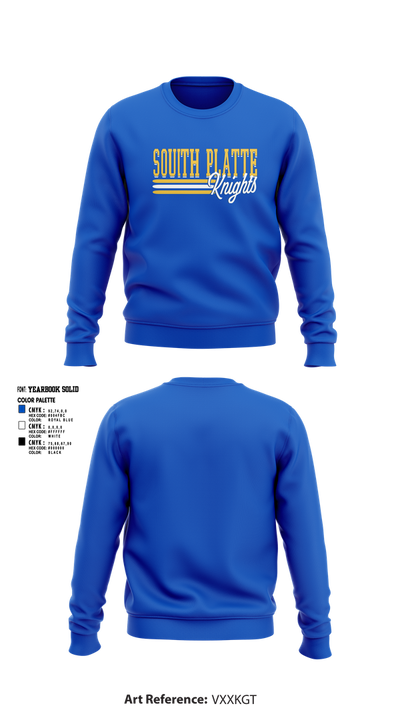 South Platte Knights Volleyball 49562673 Crew Neck Sweatshirt - 1