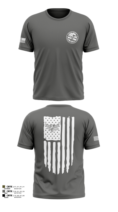 PCSO Black Knights 43803915 Short Sleeve Performance Shirt - 2
