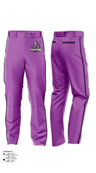 Clarksville Phantoms 31101002 Baseball Pants  21, Clarksville Phantoms, Baseball, Teamtime, Team time, sublimation, custom sports apparel, team uniforms, spirit wear, spiritwear, sports uniforms, custom shirts, team store, custom team store, fundraiser sports, apparel fundraiser