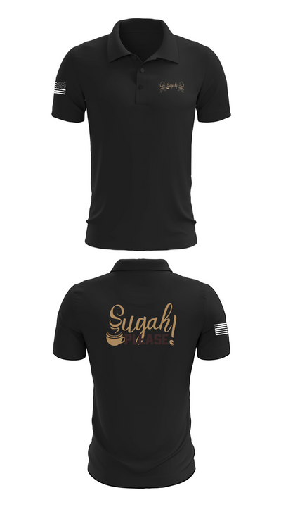 Sugah Please Breakfast Brunch Bar 84715642 Short Sleeve Performance Polo - 28