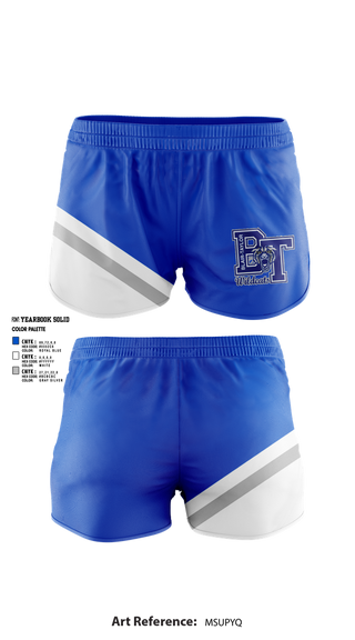 Womens Shorts, Blair-Taylor High School Cheer, Cheer, Teamtime, Team time, sublimation, custom sports apparel, team uniforms, spirit wear, spiritwear, sports uniforms, custom shirts, team store, custom team store, fundraiser sports, apparel fundraiser