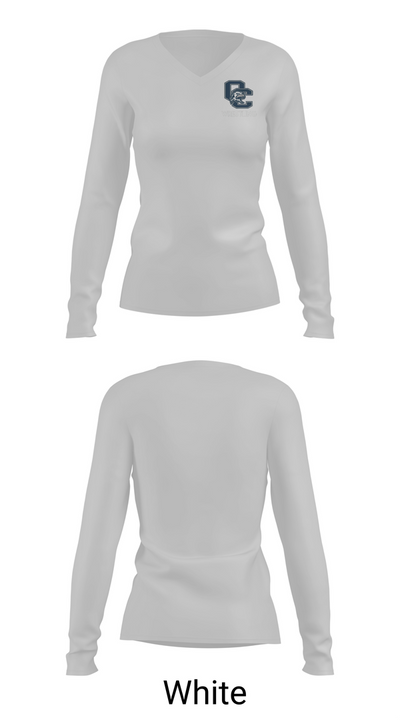 Ohio county 95337841 Women's Long Sleeve V-neck Shirt - 16