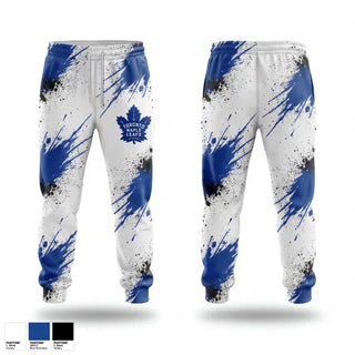 Sweatpants, Leafs, Ice Hockey, Teamtime, Team time, sublimation, custom sports apparel, team uniforms, spirit wear, spiritwear, sports uniforms, custom shirts, team store, custom team store, fundraiser sports, apparel fundraiser