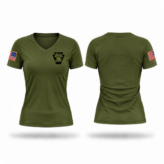 Womens Short Sleeve Vneck Shirt, DEA Philadelphia SRT, Police, Teamtime, Team time, sublimation, custom sports apparel, team uniforms, spirit wear, spiritwear, sports uniforms, custom shirts, team store, custom team store, fundraiser sports, apparel fundraiser