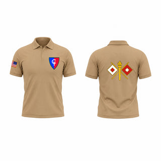 Short Sleeve Performance Polo, 38th Infantry Division, Army, Teamtime, Team time, sublimation, custom sports apparel, team uniforms, spirit wear, spiritwear, sports uniforms, custom shirts, team store, custom team store, fundraiser sports, apparel fundraiser
