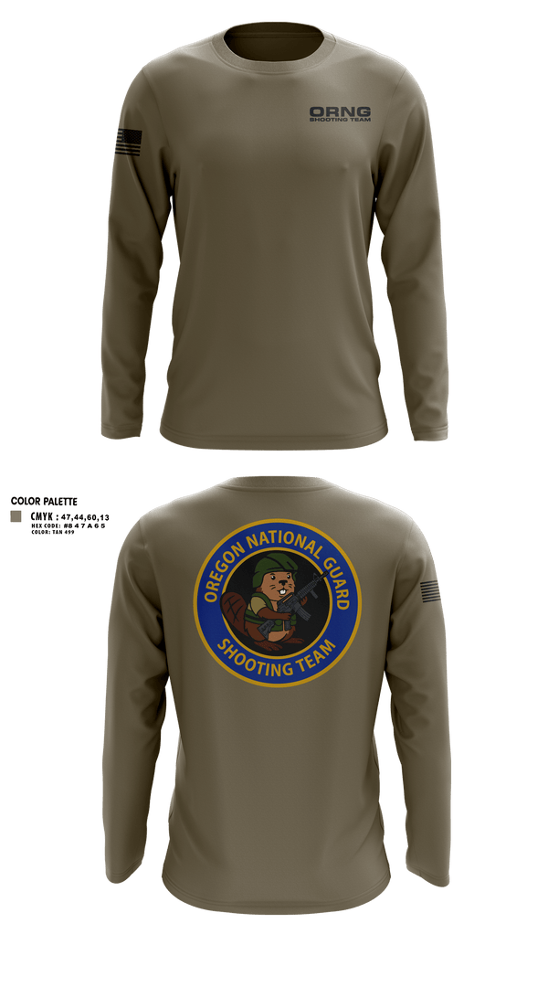 Long Sleeve Performance Shirt, Oregon national guard shooting team, Army, Teamtime, Team time, sublimation, custom sports apparel, team uniforms, spirit wear, spiritwear, sports uniforms, custom shirts, team store, custom team store, fundraiser sports, apparel fundraiser