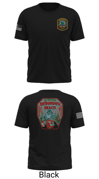 Old School Cotton Feel Shirt, Midway Fire Station 83, Fire Department, Teamtime, Team time, sublimation, custom sports apparel, team uniforms, spirit wear, spiritwear, sports uniforms, custom shirts, team store, custom team store, fundraiser sports, apparel fundraiser