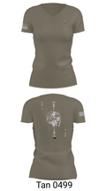 2-12IN 13143559 Women's Short Sleeve V-neck Shirt - 68