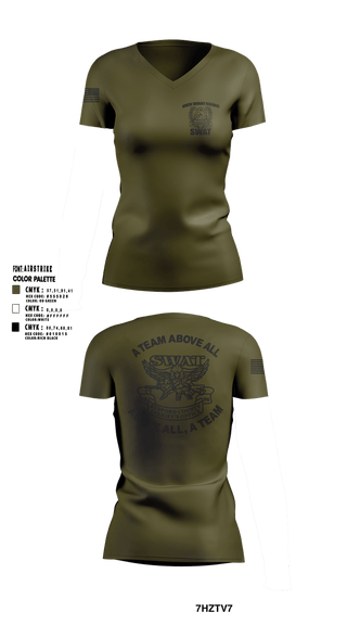 Womens Short Sleeve Vneck Shirt, North Tarrant Regional CNT, Police, Teamtime, Team time, sublimation, custom sports apparel, team uniforms, spirit wear, spiritwear, sports uniforms, custom shirts, team store, custom team store, fundraiser sports, apparel fundraiser