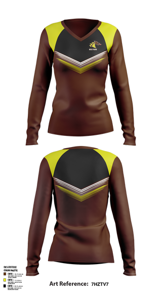 Womens Long Sleeve Vneck Shirt, Belle Plaine High School, Spirit Store, Teamtime, Team time, sublimation, custom sports apparel, team uniforms, spirit wear, spiritwear, sports uniforms, custom shirts, team store, custom team store, fundraiser sports, apparel fundraiser