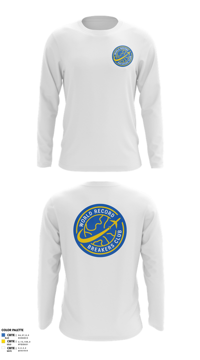 World Record Breakers Club 55012769 Long Sleeve Performance Shirt 1