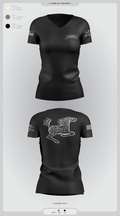 DET 1 HHC 3-116 CAV 15242630 Women's Short Sleeve V-neck Shirt - 3