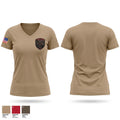 Salem Fire Women's Short Sleeve V-neck Shirt - 1