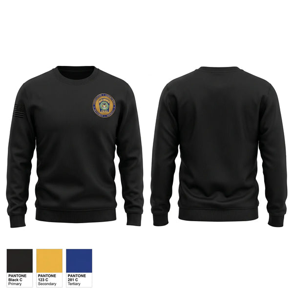 Crew Neck Sweatshirt, New Bremen Police Department, Police, Teamtime, Team time, sublimation, custom sports apparel, team uniforms, spirit wear, spiritwear, sports uniforms, custom shirts, team store, custom team store, fundraiser sports, apparel fundraiser