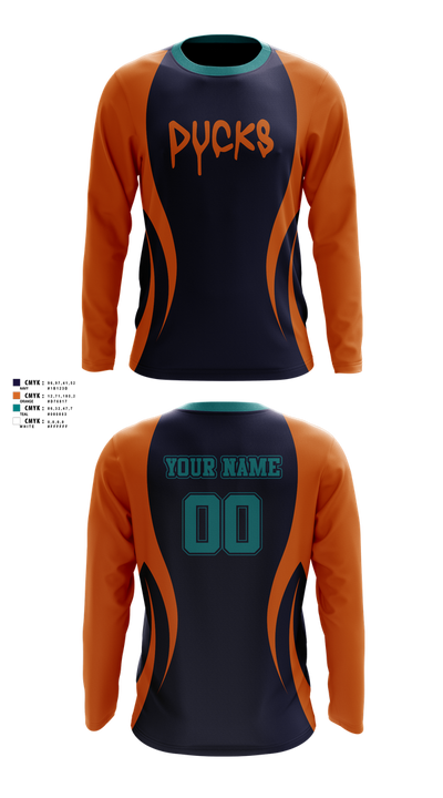 Diamond Ducks 41006610 Long Sleeve Performance Shirt 6