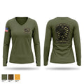 McHenry County Sheriff's Office SWAT Women's Long Sleeve V-neck Shirt - 1