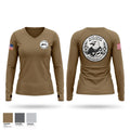 Team Mustache Women's Long Sleeve V-neck Shirt - 1
