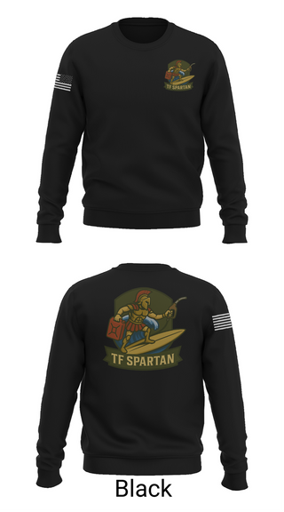 Crew Neck Sweatshirt, Task Force Spartan, , Teamtime, Team time, sublimation, custom sports apparel, team uniforms, spirit wear, spiritwear, sports uniforms, custom shirts, team store, custom team store, fundraiser sports, apparel fundraiser