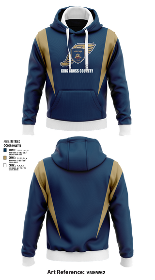 Hoodie, King School Cross Country, Cross Country, Teamtime, Team time, sublimation, custom sports apparel, team uniforms, spirit wear, spiritwear, sports uniforms, custom shirts, team store, custom team store, fundraiser sports, apparel fundraiser
