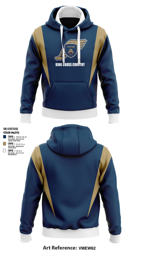 Hoodie, King School Cross Country, Cross Country, Teamtime, Team time, sublimation, custom sports apparel, team uniforms, spirit wear, spiritwear, sports uniforms, custom shirts, team store, custom team store, fundraiser sports, apparel fundraiser