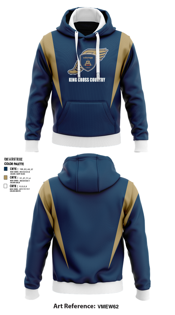 Hoodie, King School Cross Country, Cross Country, Teamtime, Team time, sublimation, custom sports apparel, team uniforms, spirit wear, spiritwear, sports uniforms, custom shirts, team store, custom team store, fundraiser sports, apparel fundraiser