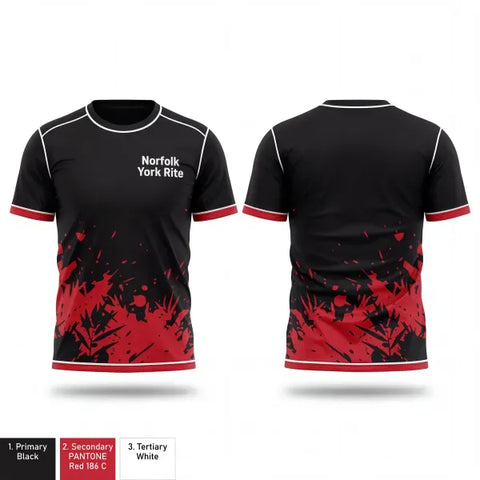 Short Sleeve Performance Shirt, Norfolk York Rite, Spirit Store, Teamtime, Team time, sublimation, custom sports apparel, team uniforms, spirit wear, spiritwear, sports uniforms, custom shirts, team store, custom team store, fundraiser sports, apparel fundraiser