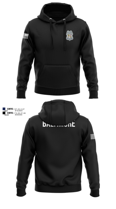 Baltimore Police Department 87844161 Hoodie - 100