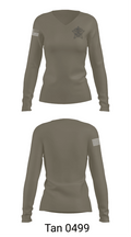Harris County Sheriff’s Office (GA) 47860070 Women's Long Sleeve V-neck Shirt - 11