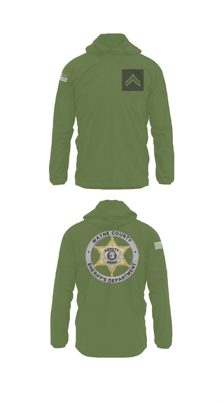 Windbreaker, Wayne County Sheriff’s Department, Police, Teamtime, Team time, sublimation, custom sports apparel, team uniforms, spirit wear, spiritwear, sports uniforms, custom shirts, team store, custom team store, fundraiser sports, apparel fundraiser